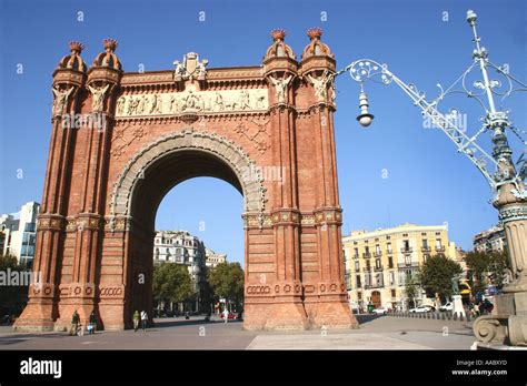 arc de triomf stock photo alamy