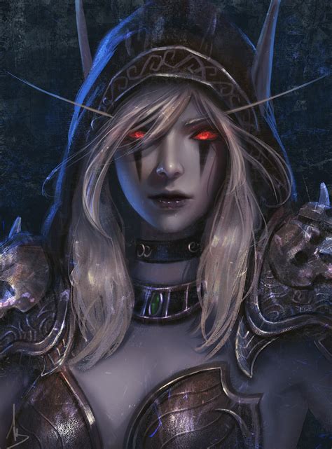 Gorgeous Sylvanas art by Trung Bui : r/wow