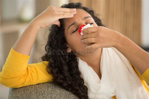 woman bleeding   royalty  stock