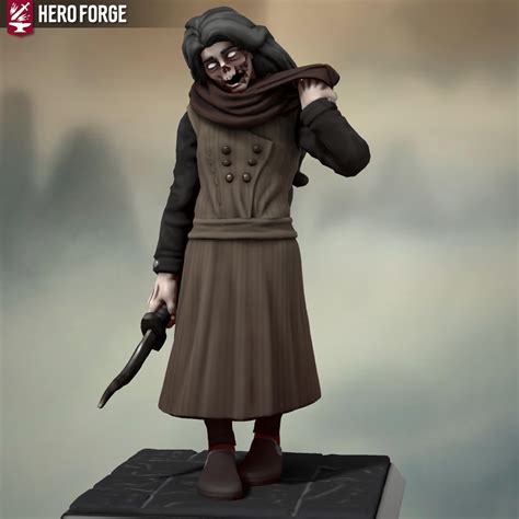 The slit-mouthed woman: Kuchisake-onna : r/HeroForgeMinis