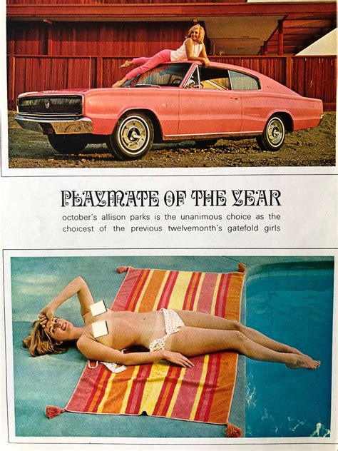 Vintage 1966 Playboy Playmate of the Year Allison Parks complete