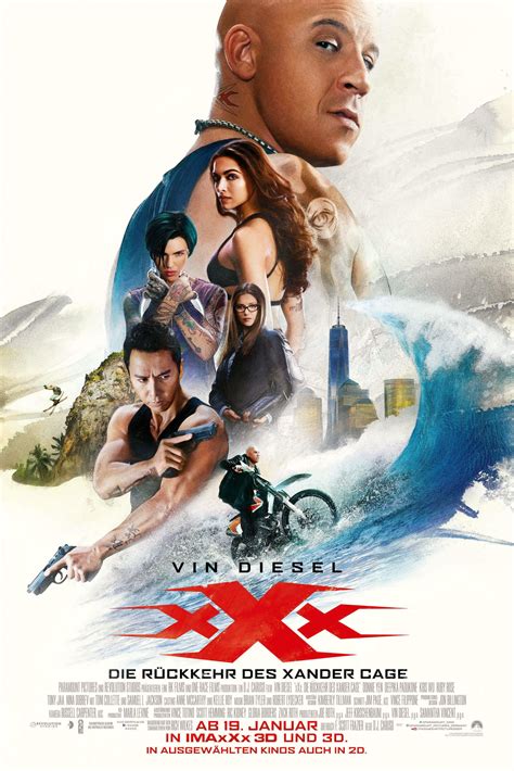 xXx 3: Die Rückkehr des Xander Cage Film-information und Trailer