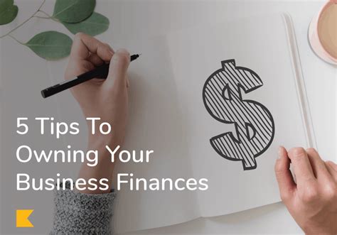 tips  owning  business finances kashoo