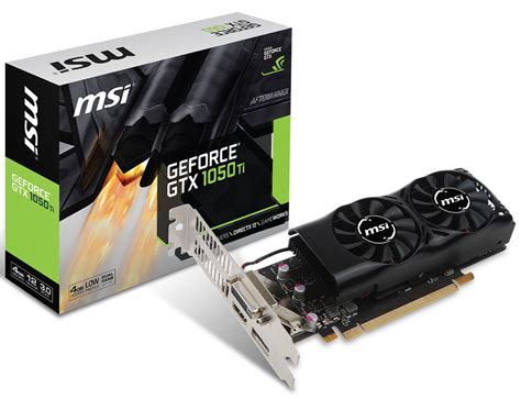 MSI anuncia su GeForce GTX 1050 Ti Low Profile