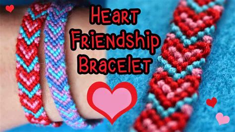 heart friendship bracelet tutorial essyjaecom
