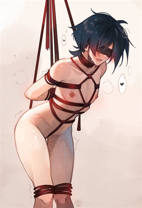 Rule 34 - bite marks blindfold blush bondage color cuntboy cuntboy only