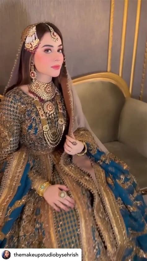 bride   day rimsha ali instagramer full dress  pakistani