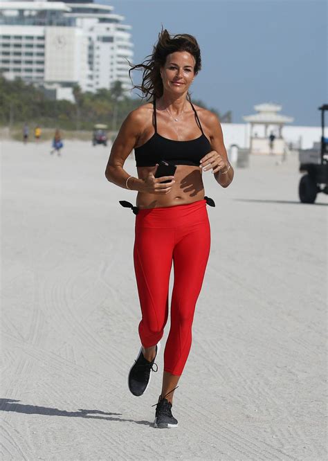 KELLY BENSIMON Out Jogging at a Beach in Miami 01/03/2019 – HawtCelebs