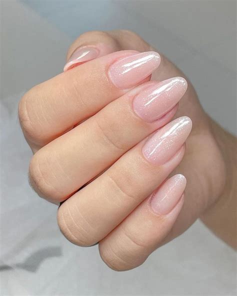 Unha De Gel Com Brilho