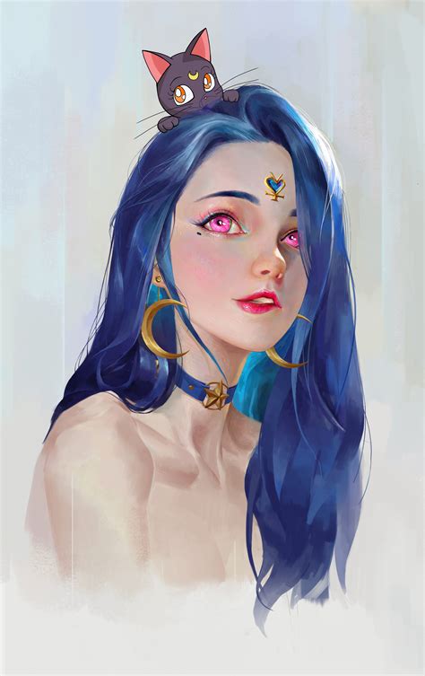 luna (sailor moon) :: Luna (Sailor Moon) (Луна) :: Mizuno Ami :: Sailor