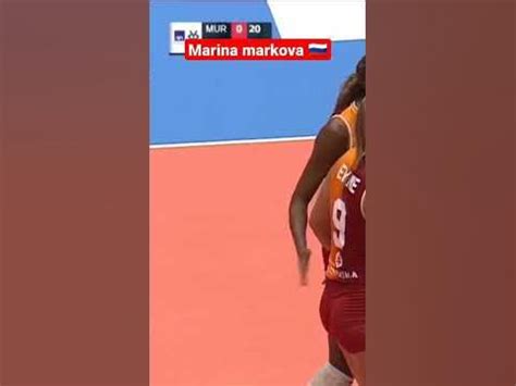 marina Markova 🇷🇺 198 cm #volleyball #turkishleague #shortvideo #russia ...