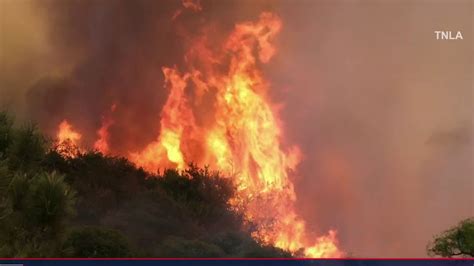 wind driven fires erupt  southern california