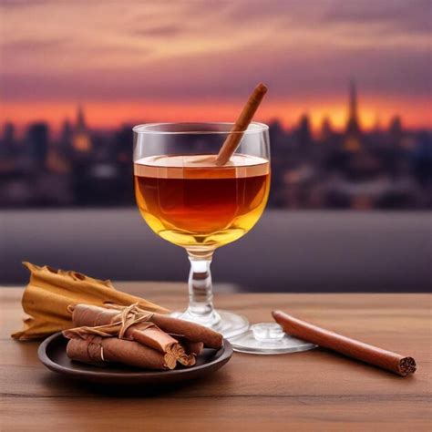 glass  wine   cigar   table   cigar   cigar