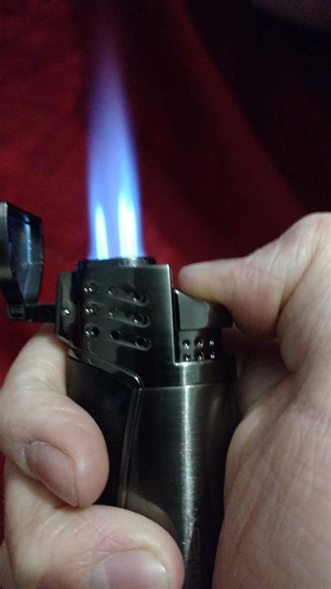 New lighter arrived today. Windproof, metal, piezoelectric with three