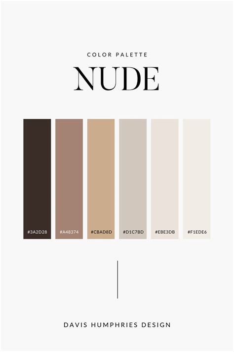 nude neutral color palette chocolate mocha tan beige taupe