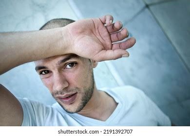 Young Athletic Man After Physical Exertion Stock Photo 2191392707 ...
