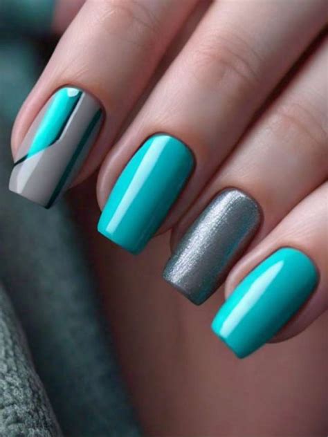 65+ Chic Teal Nail Designs and Ideas | Sarah Scoop