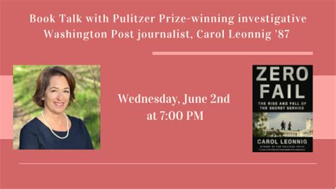 Book Talk with Pulitzer Prize-winning investigative Washington Post ...