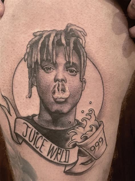 my juice wrld tattoo done by jake anderson buffalo NY : r/JuiceWRLD