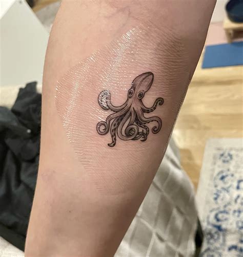 Realistic Octopus Tattoo