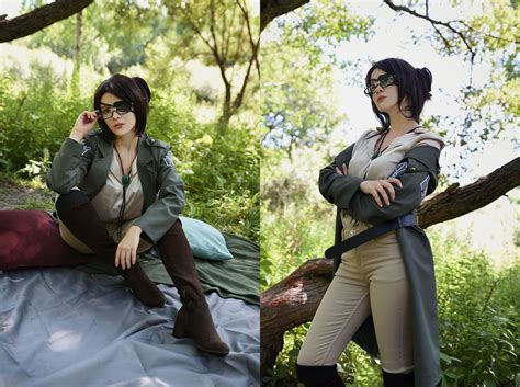 Hanji Zoe cosplay by Evenink : IrinaSabetskaya