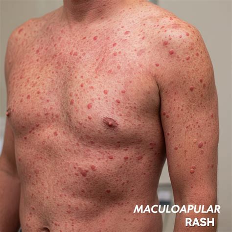 maculopapular rash  il