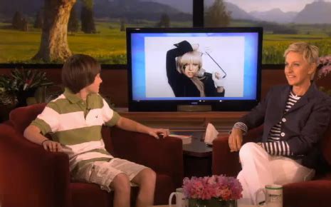 Lady GAGA IN SPACE: Greyson Chance On Ellen Show Singing Lady Gaga's ...