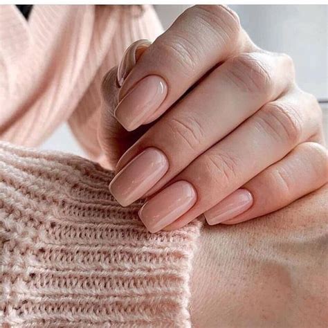 50+ The Most Natural And Fascinating Nail Polish | Squoval nails, Nail ...