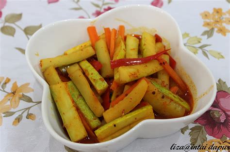 intai dapur acar timun masak