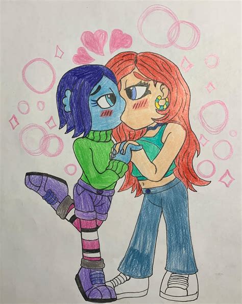 Ruby x Chelsea Kiss by BigBee17 on DeviantArt