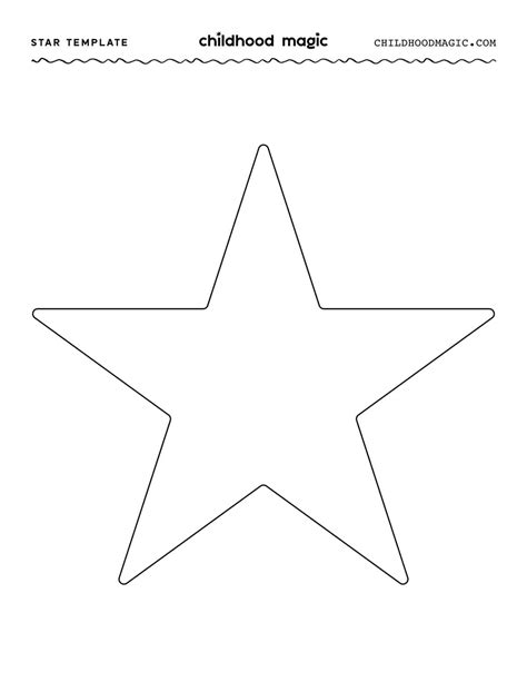 star template childhood magic