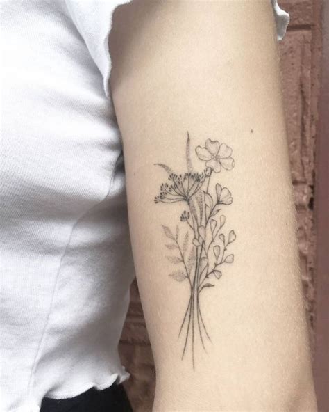 Flower Bundle Tattoos