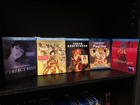 Millennium Actress and Paprika came in the mail today, so now I own all