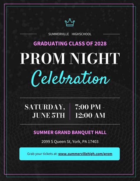 Prom Night Poster - Venngage