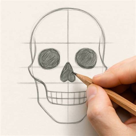 draw skulls easy step  step guide  artists beginners
