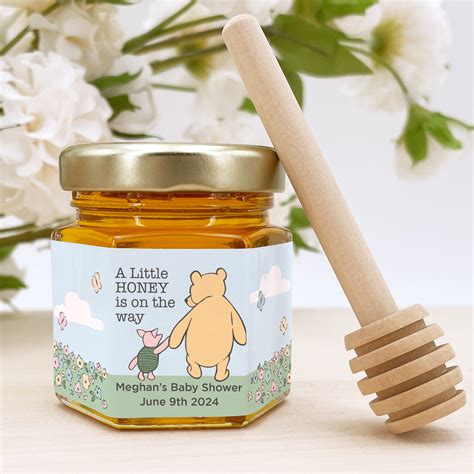 Classic Winnie the Pooh Baby Shower, Pooh Bear Baby Shower Favors, Mini