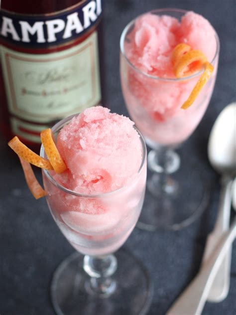 Grapefruit Campari Sorbet - Completely Delicious