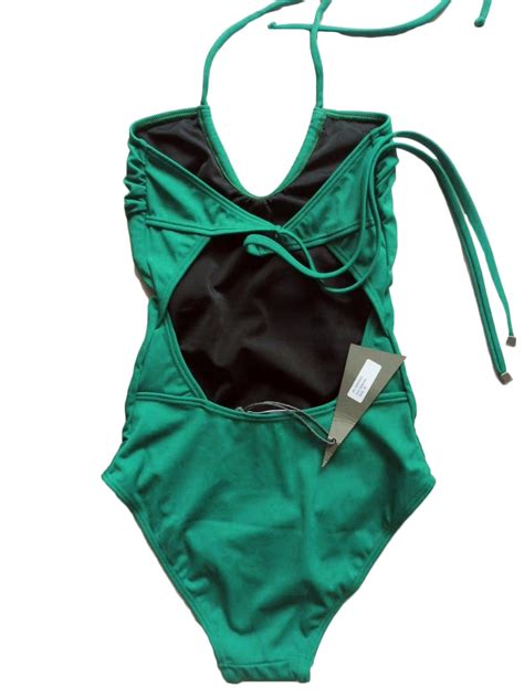 Boutique PRISM LONDON HONOLULU Emerald green one piece open back