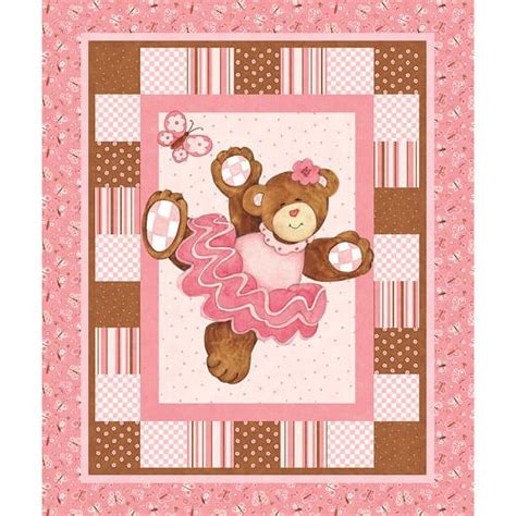 Belinda Bear Quilt Panel, Fabric - Walmart.com