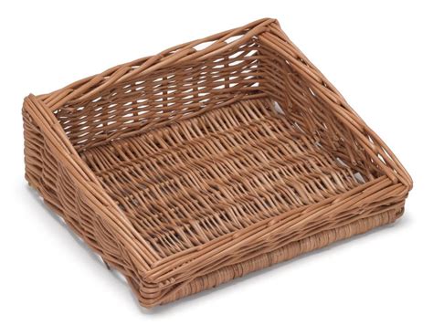 sloping wicker display basket retail display baskets prestige wicker