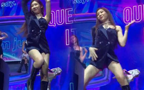 李彩领《Peek-A-Boo》竖版饭拍 不愧是女团舞达人_哔哩哔哩_bilibili