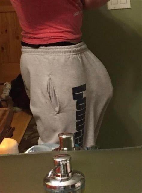 It just keeps growing, it’s gotten so huge I bulge sweats like this