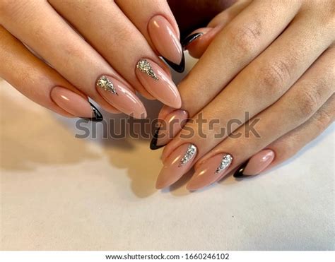 6,665 Black French Manicure Images, Stock Photos & Vectors | Shutterstock