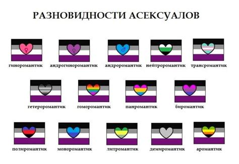 Виды асексуалов - 5 самых распространенных разновидностей