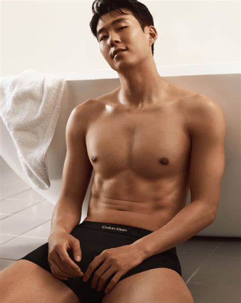 Heung-min Son shows off physique after landing Calvin Klein role as ...