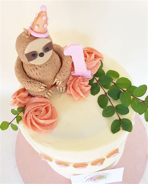 First Birthday Cakes, Birthday Ideas, Sloth Birthday, Special People ...