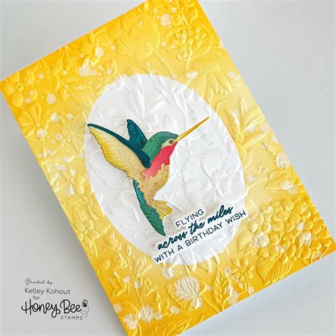Lovely Layers: Hummingbird - Honey Cuts – Honey Bee Stamps