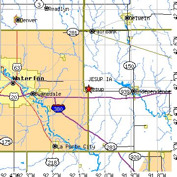 Jesup, Iowa (IA) ~ population data, races, housing & economy