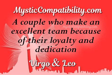 Virgo Leo Compatibility - Mystic Compatibility
