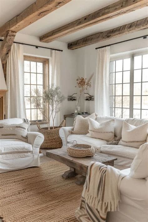 cozy coastal style living room  white furniture